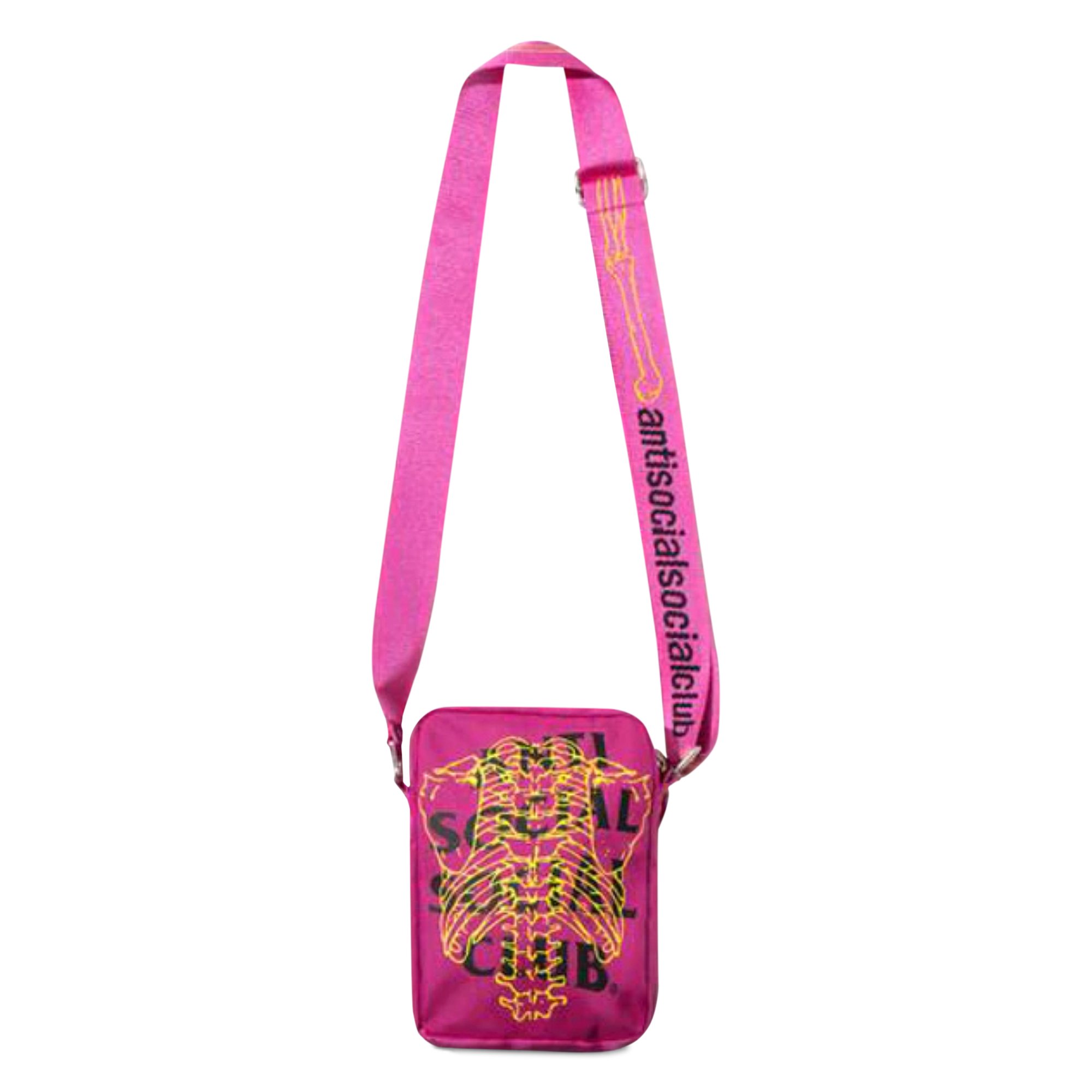 Buy Anti Social Social Club Fracture Side Bag 'Pink' - 1020