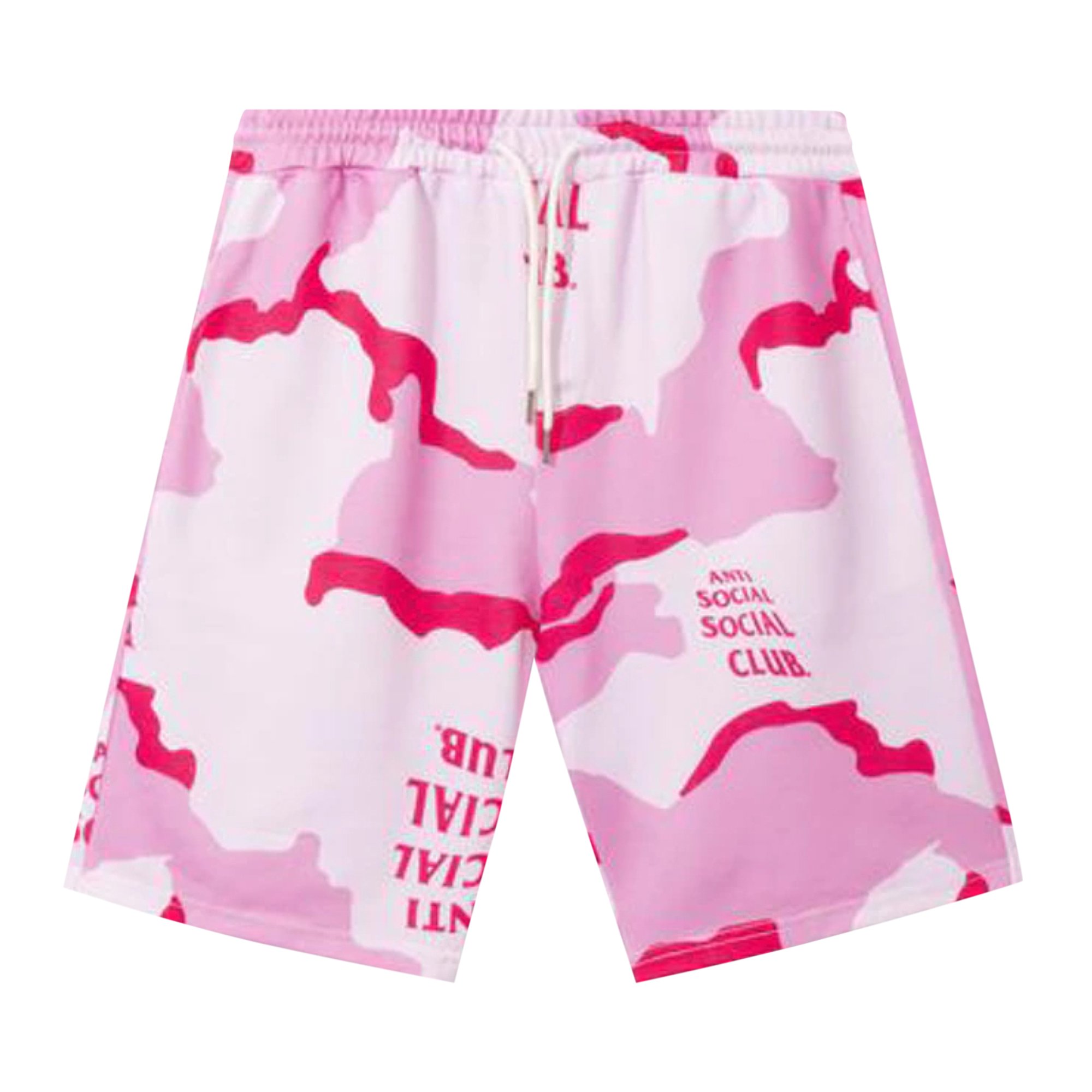 Buy Anti Social Social Club Cotton Candy Shorts 'Pink Camo' - 1020