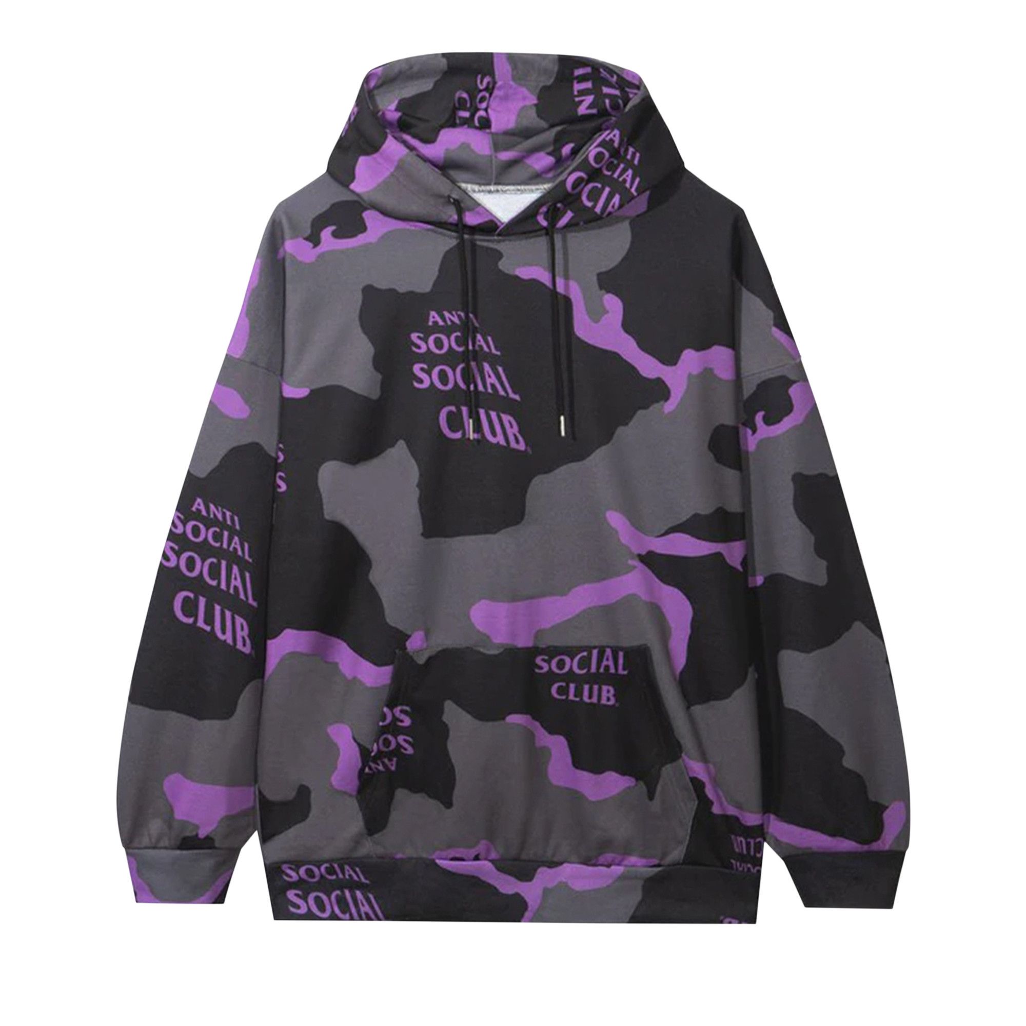 Anti social social club pink camo hoodie hot sale