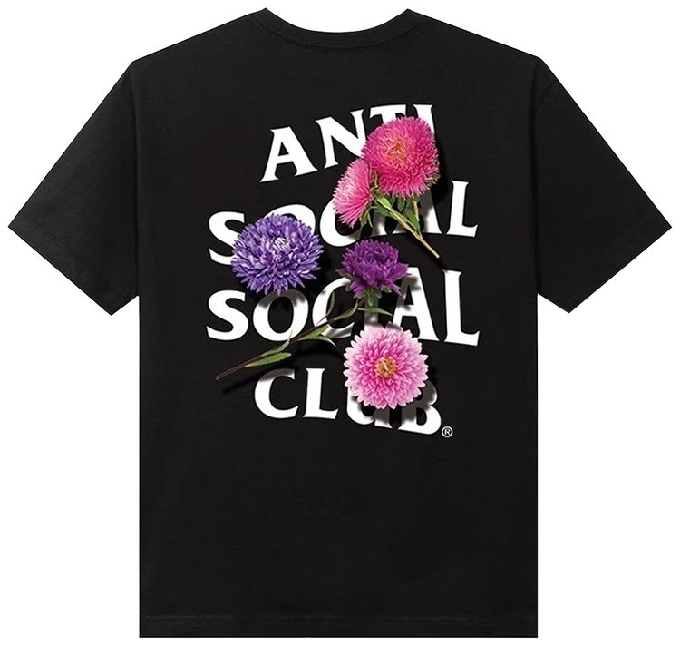 Anti Social Social Club Broken Vase Tee Black