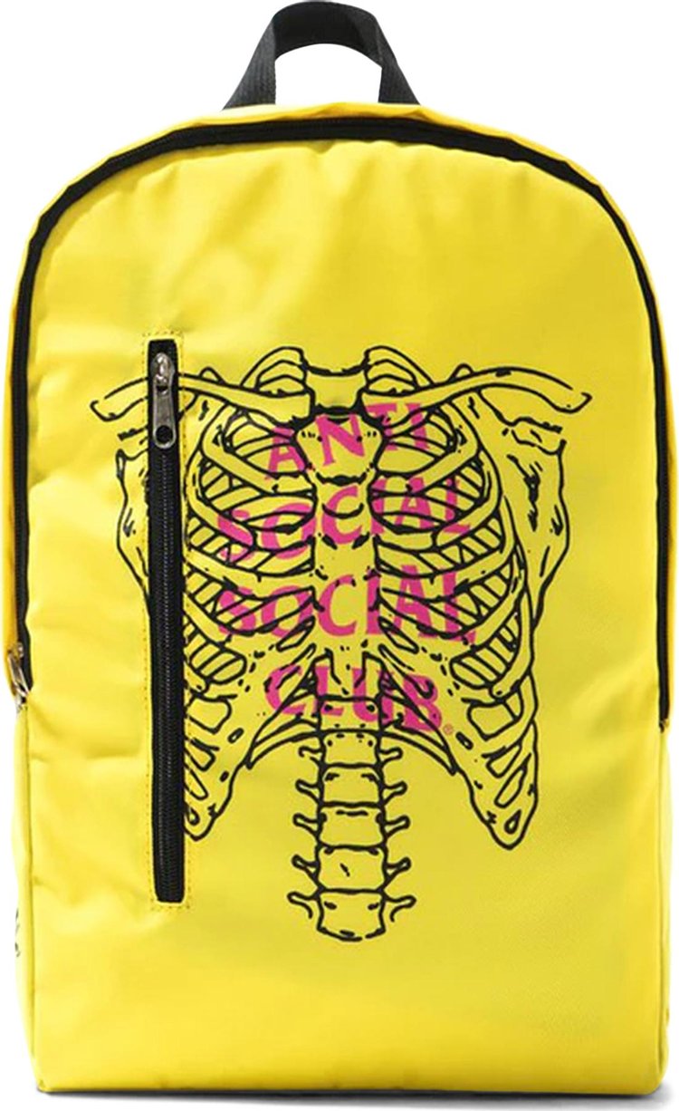 Anti Social Social Club Broken Small Backpack 'Yellow'