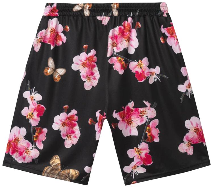 Anti Social Social Club Be My Butterfly Mesh Shorts Black