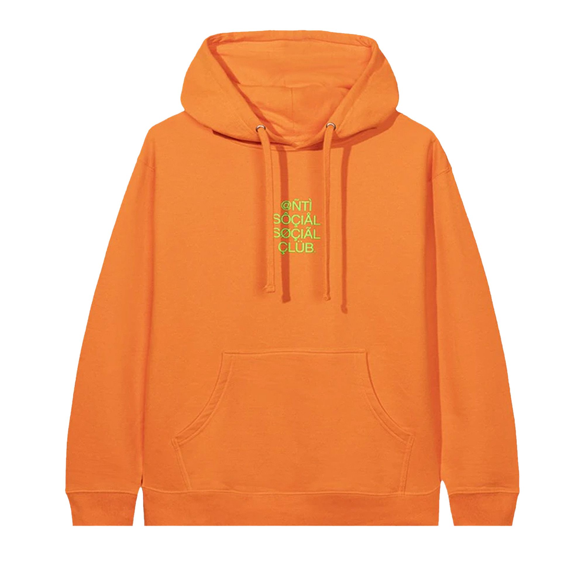 Anti social top social club orange