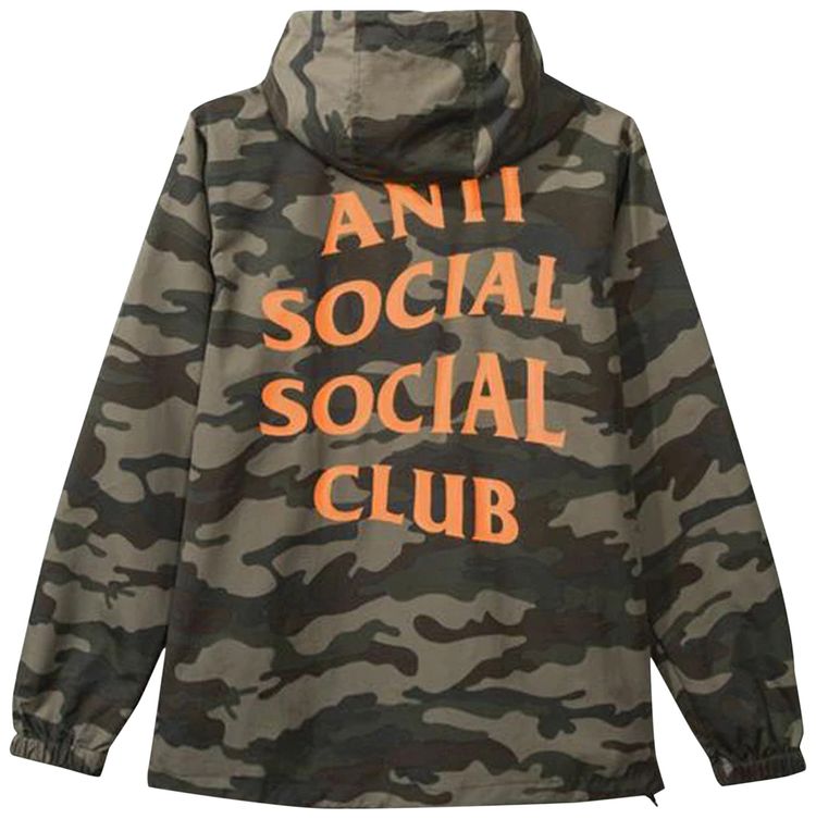 Anti Social Social Club Anorak Jacket Camo