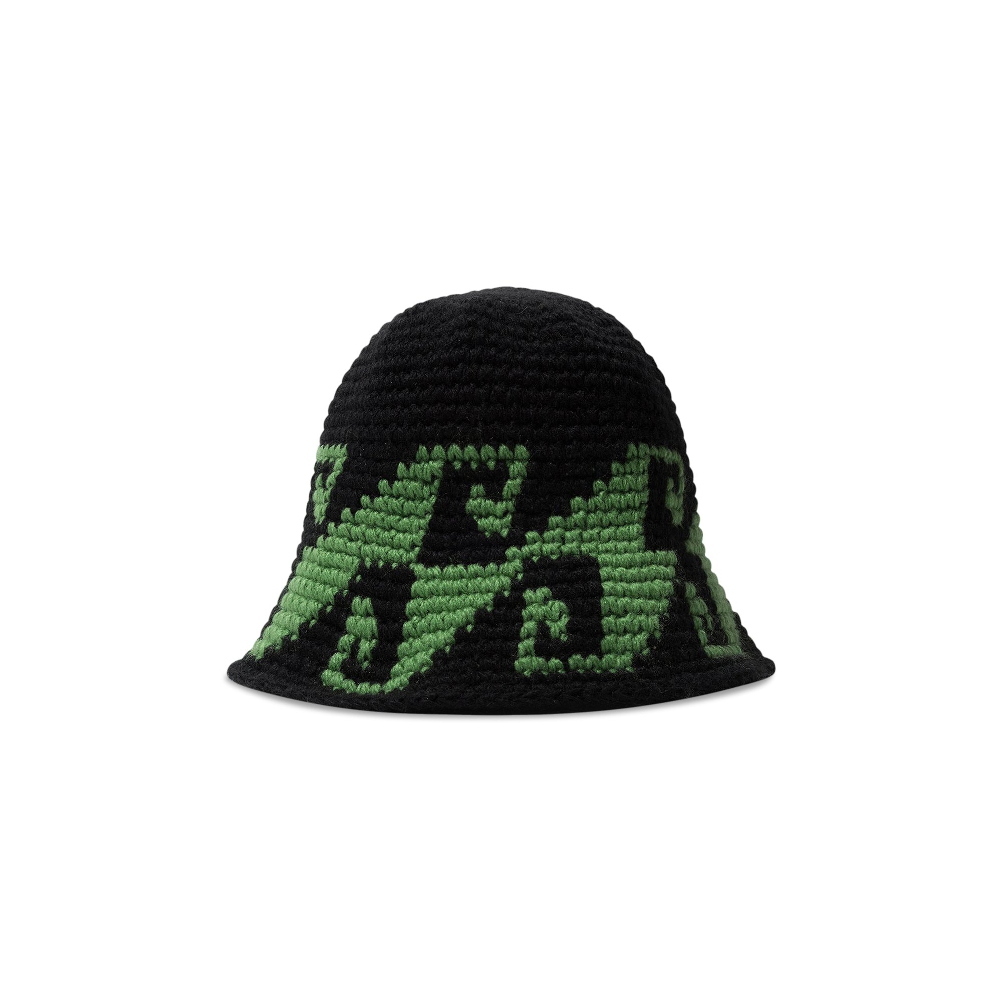 Buy Stussy Waves Knit Bucket Hat 'Black' - 1321057 BLAC | GOAT CA