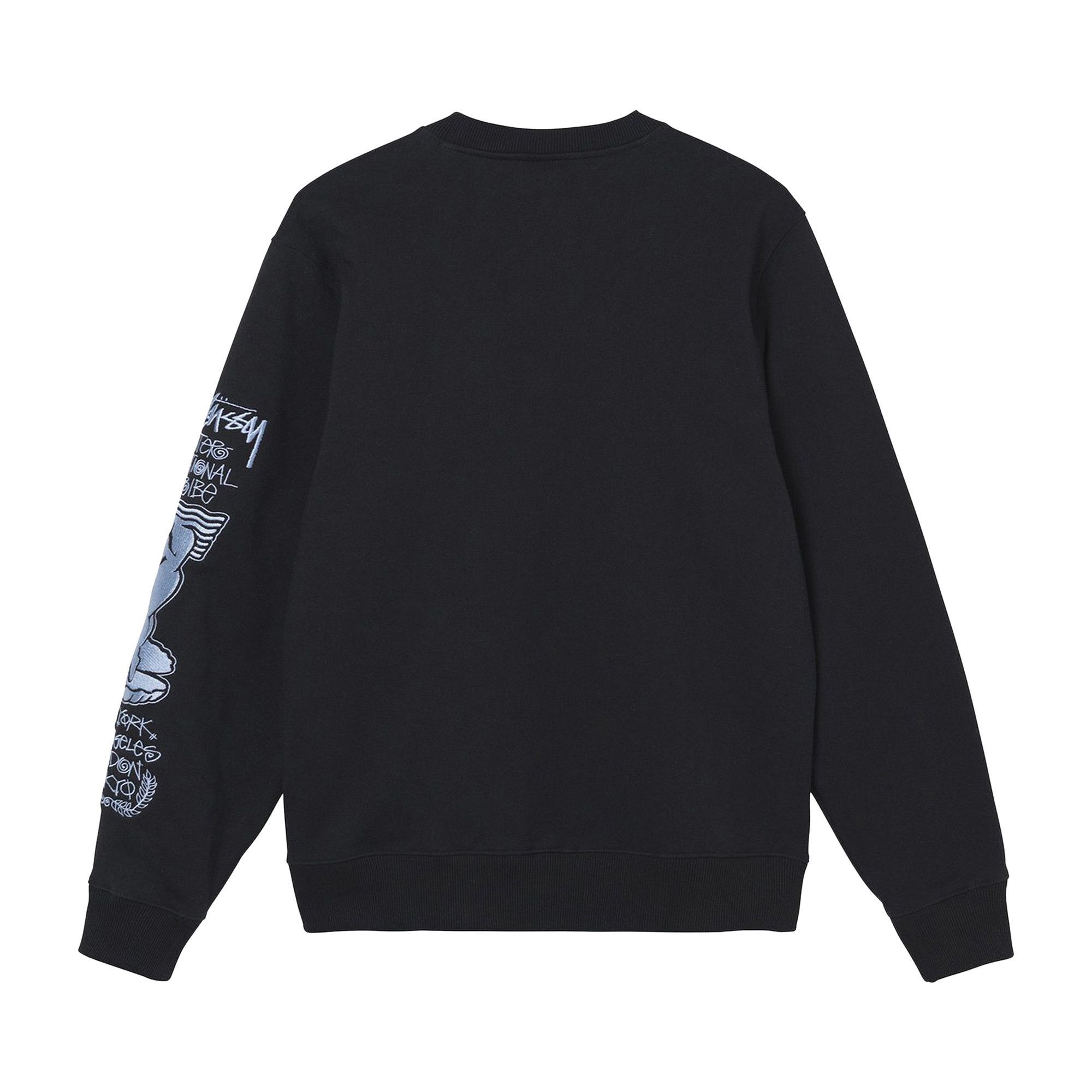 【2024 新作】 Buy Stussy Venus Embroidered Crew 'Black' - 118448 BLAC | GOAT トップス