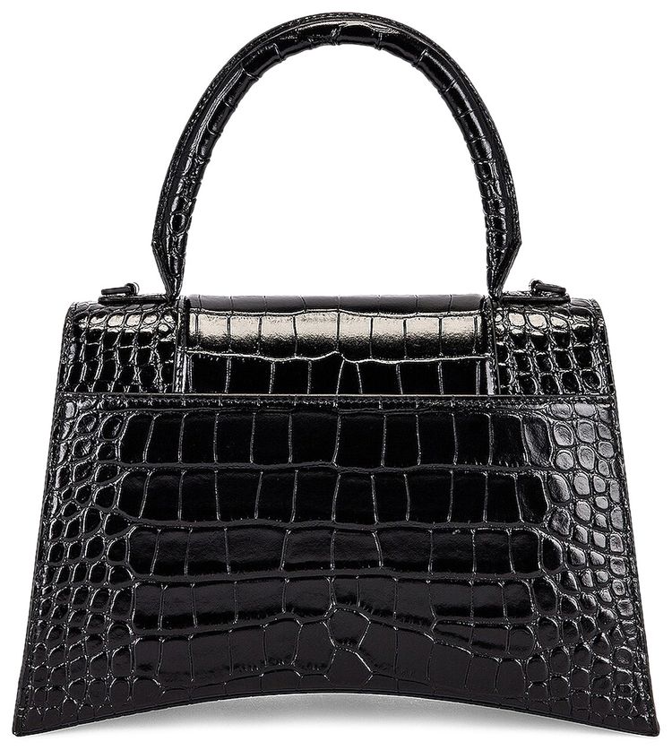 Balenciaga Hourglass Top Handle Black