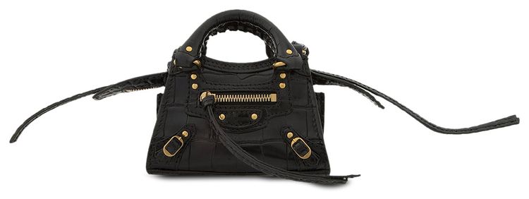 Balenciaga Neo Classic Super Nano Top Handle Bag Black