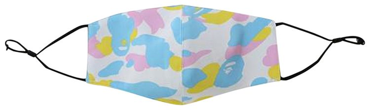 BAPE New Multi Camo Mask White