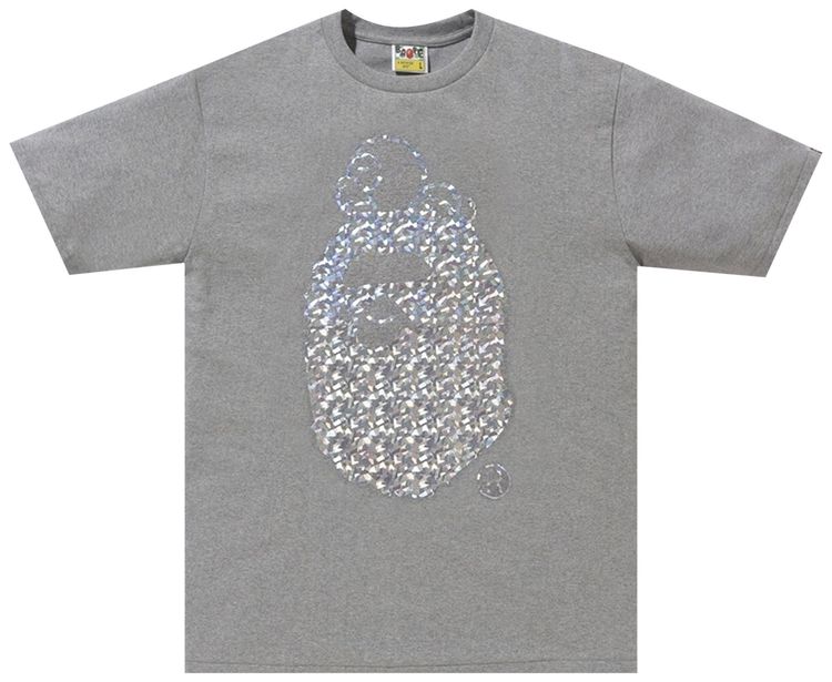 BAPE Aurora Milo On Big Ape Tee Grey