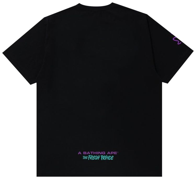 BAPE The Fresh Prince Tee Black