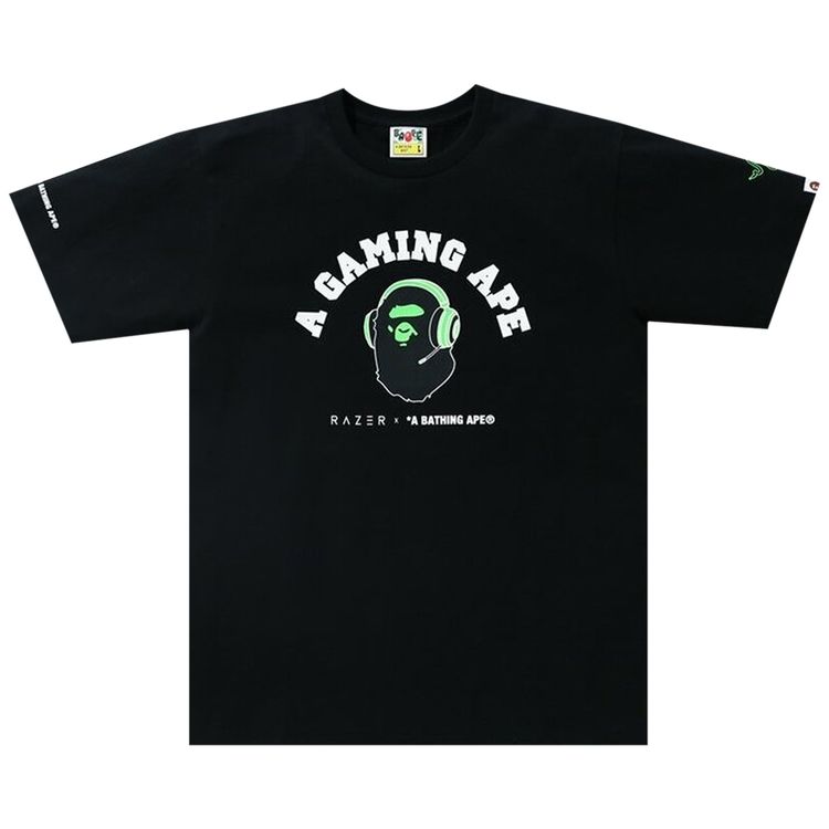 Buy BAPE x Razer Tee 'Black' - 1G73 110 917 BLACK | GOAT