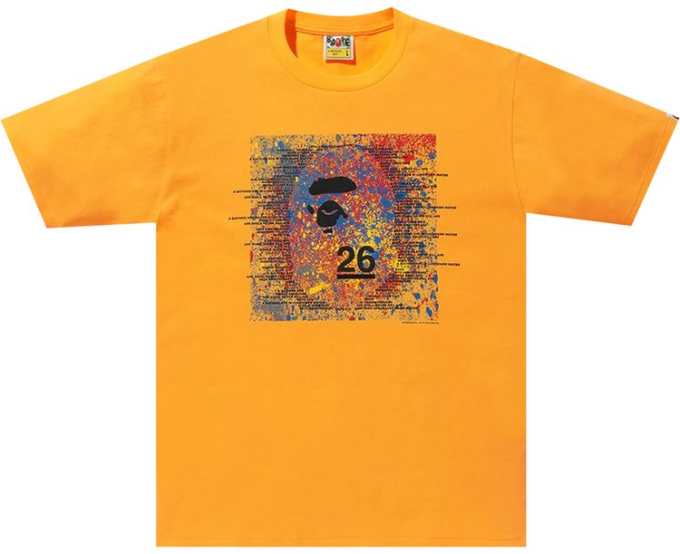 BAPE 26th Anniversary Tee Yellow
