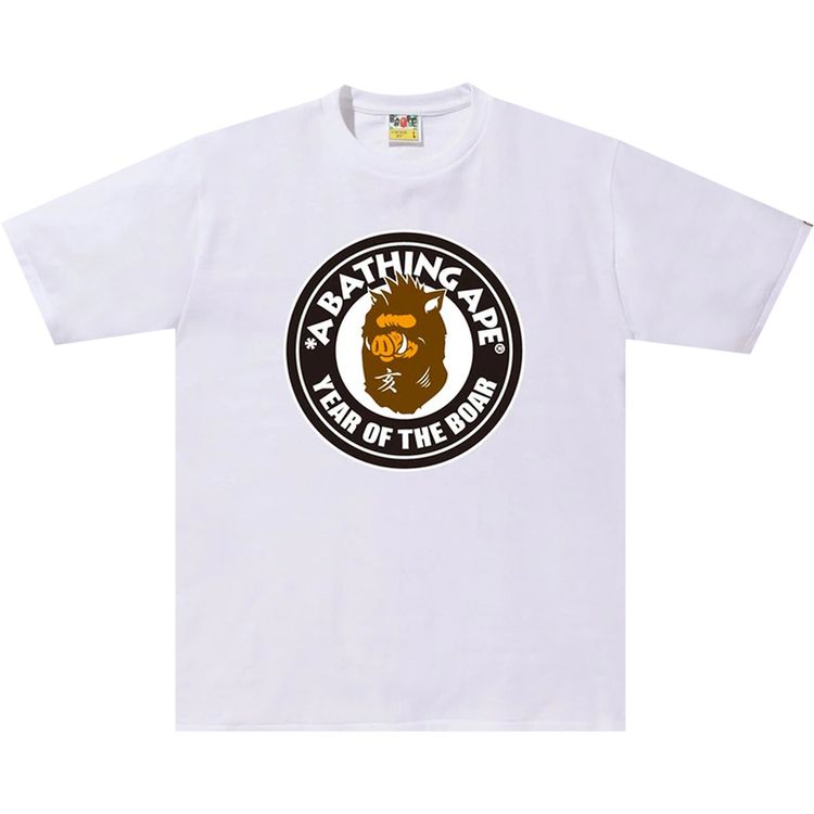 BAPE Year Of The Boar Tee White