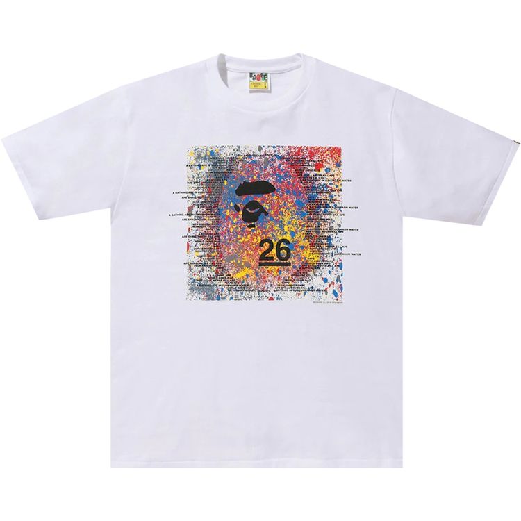BAPE 26th Anniversary Tee White
