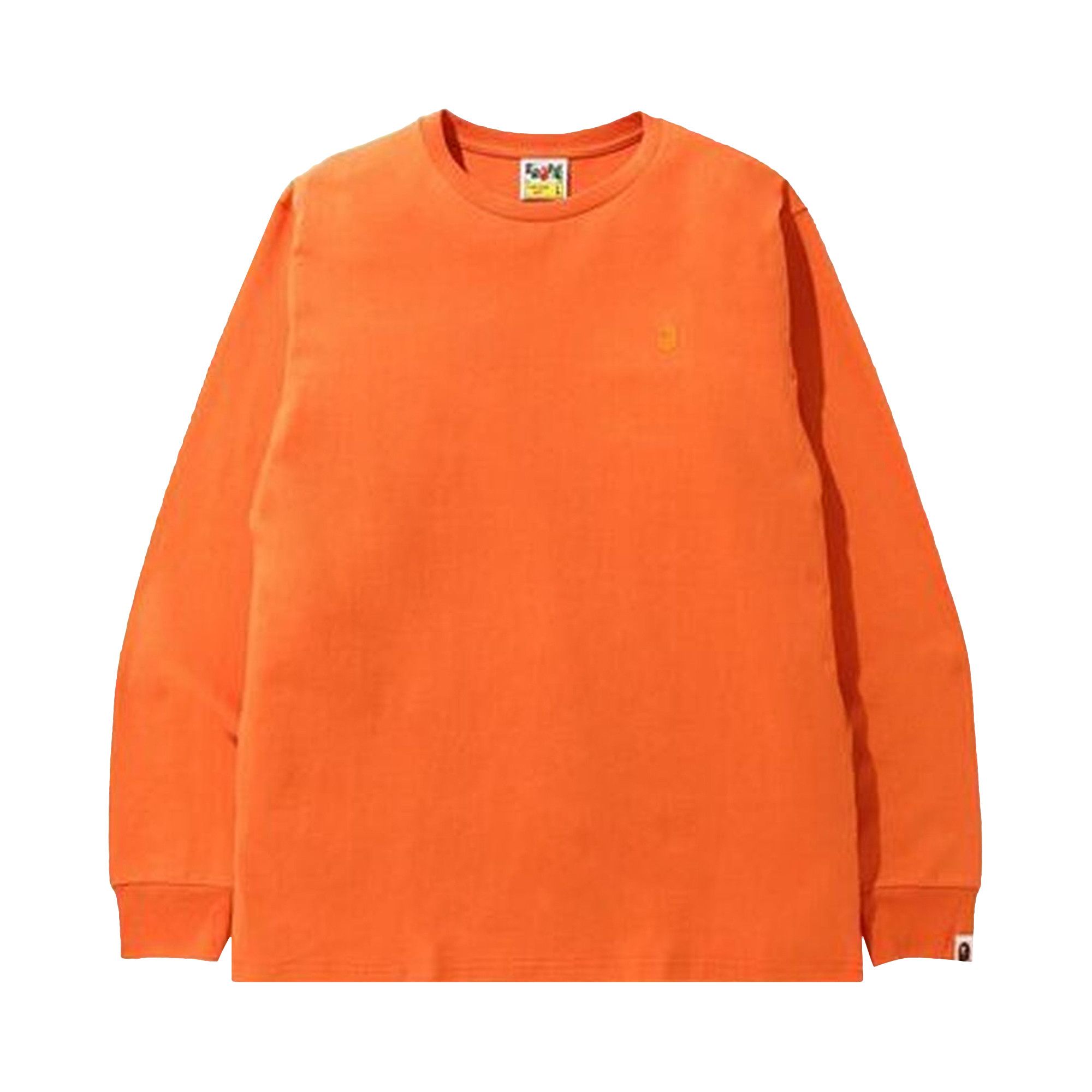 Orange bape shirt clearance