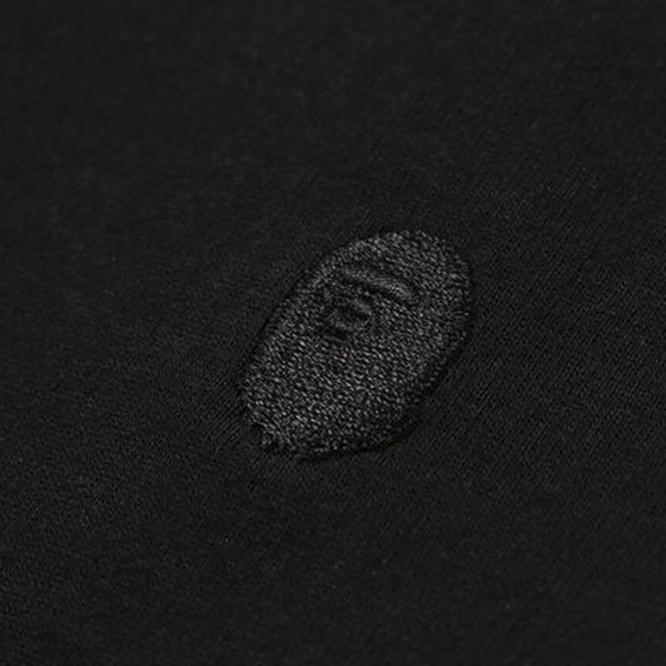 BAPE Ape Head One Point Long Sleeve Tee Black