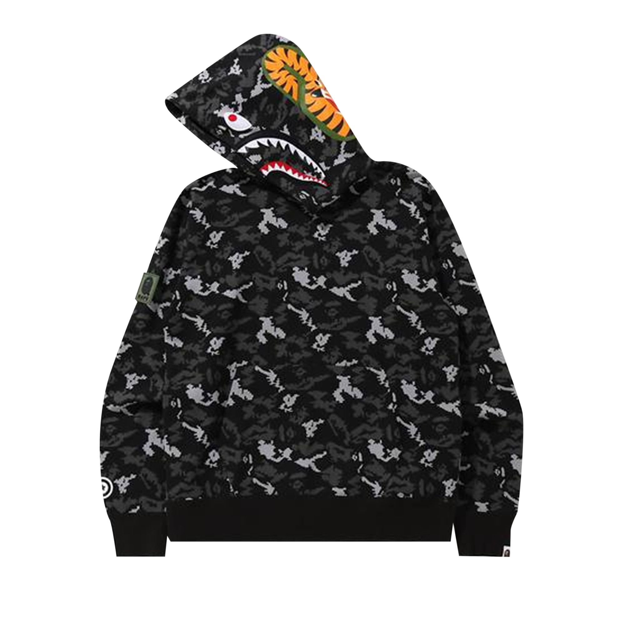 Bape military shark hoodie store