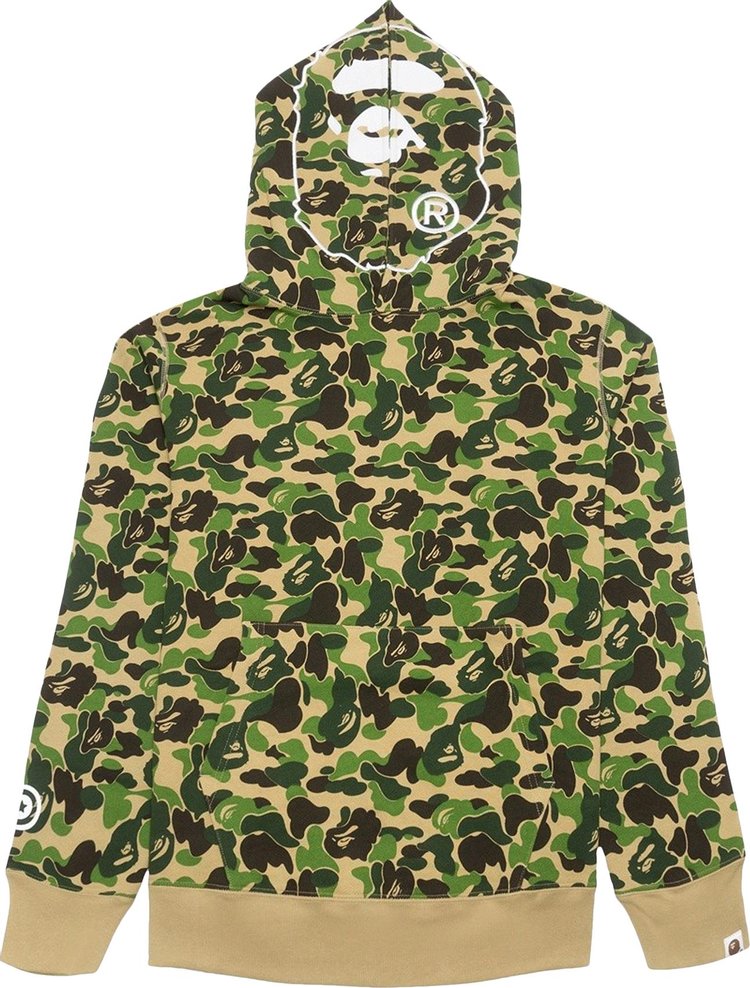 Buy BAPE ABC Camo 2nd Ape Wide Pullover Hoodie 'Green' - 1G80 114 003 ...