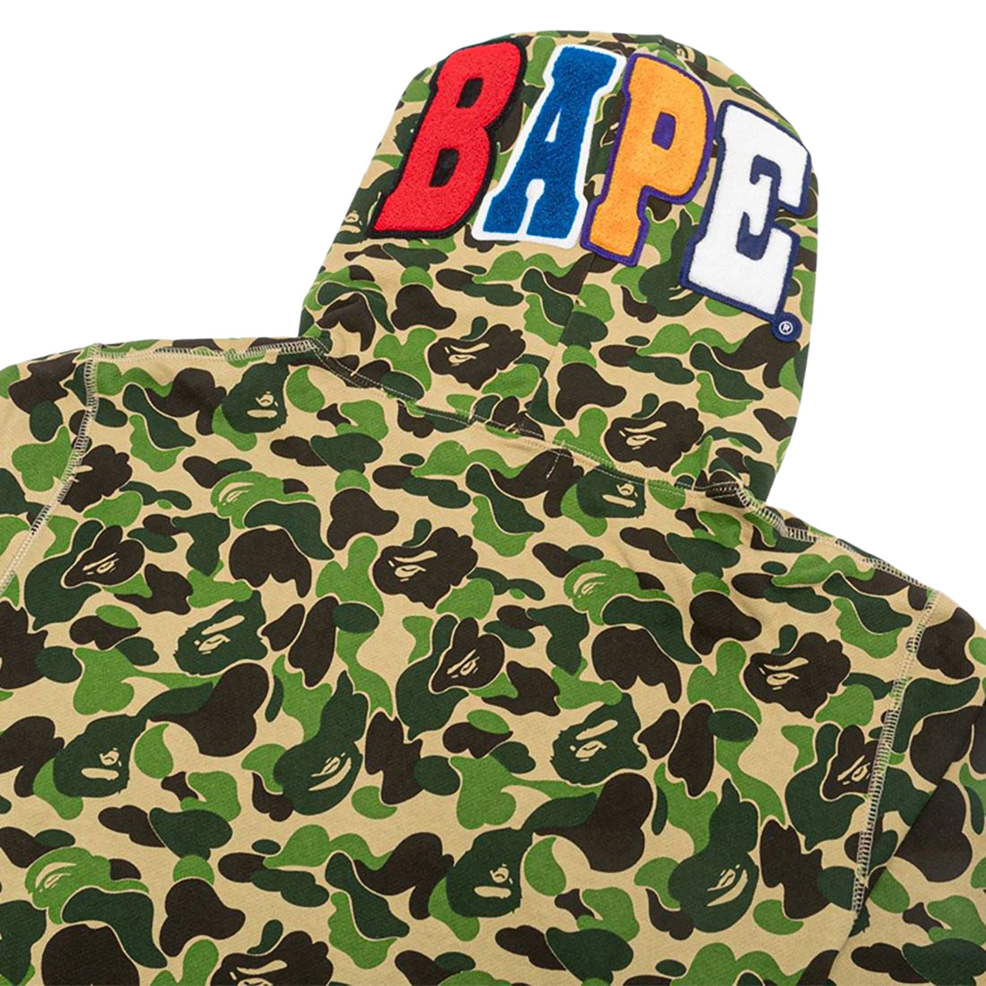 Bape hoodie camo green new arrivals