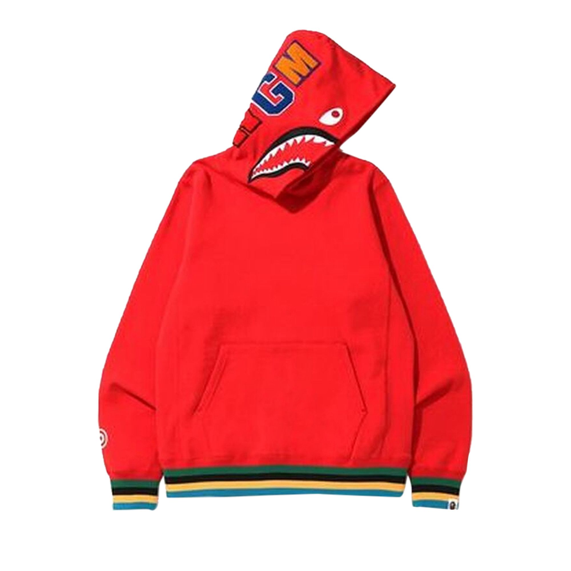 Red bape sales pullover hoodie