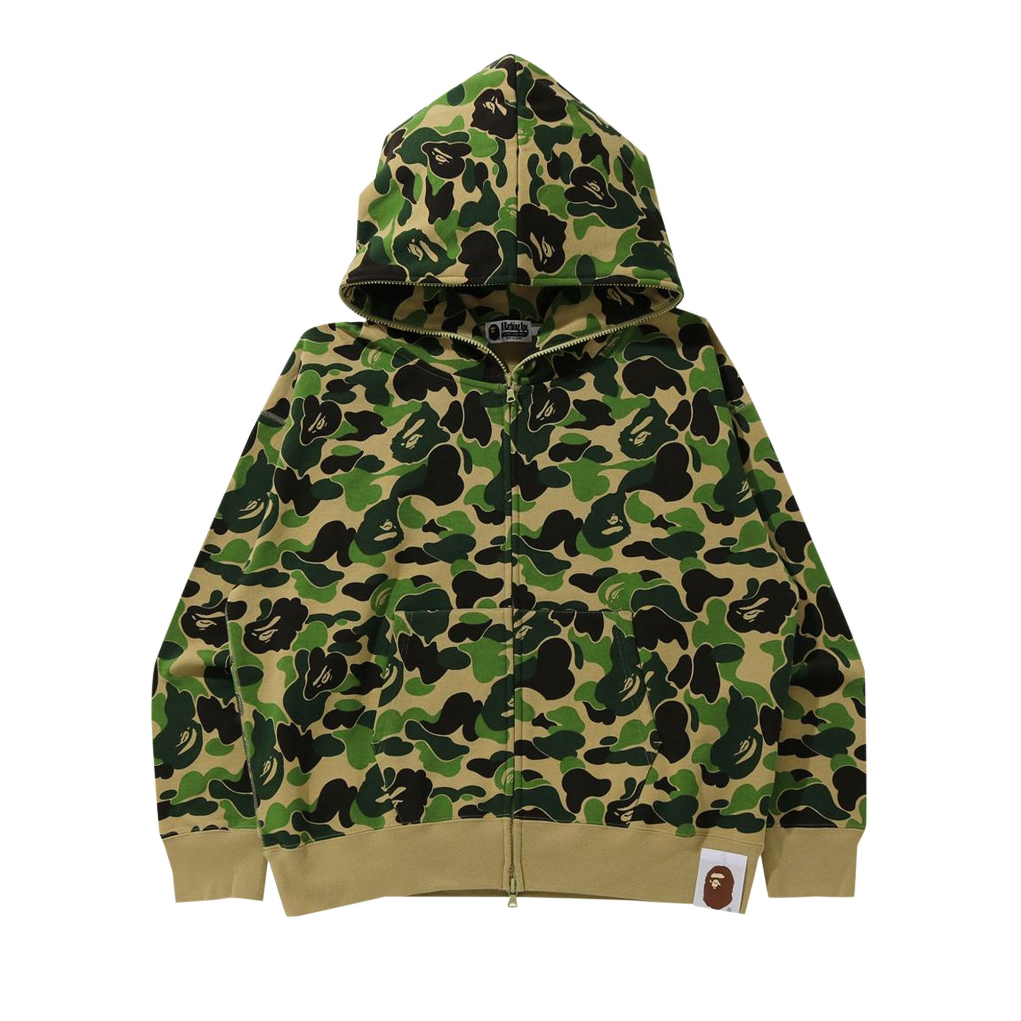 Bape jacket hotsell green