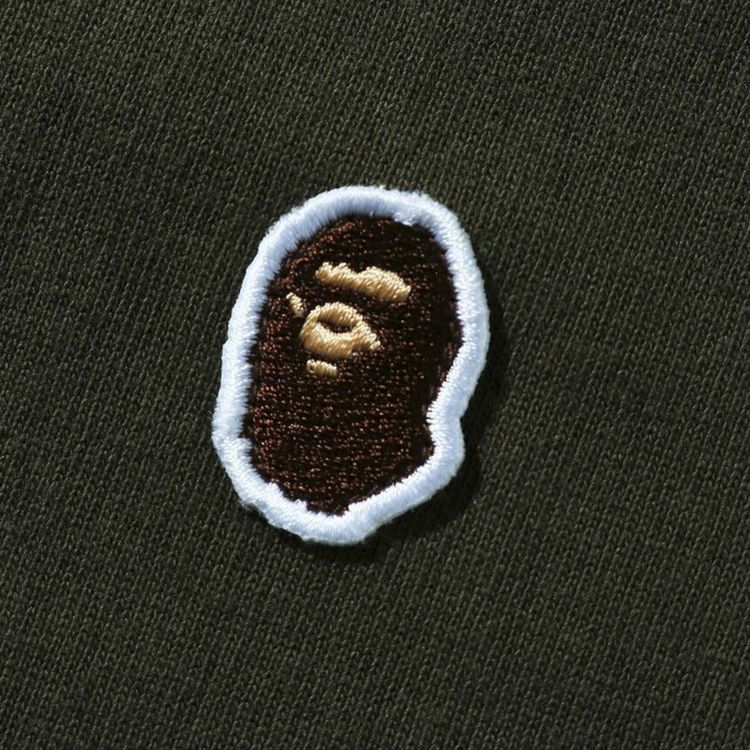 BAPE Ape Head One Point Tee Olive Drab