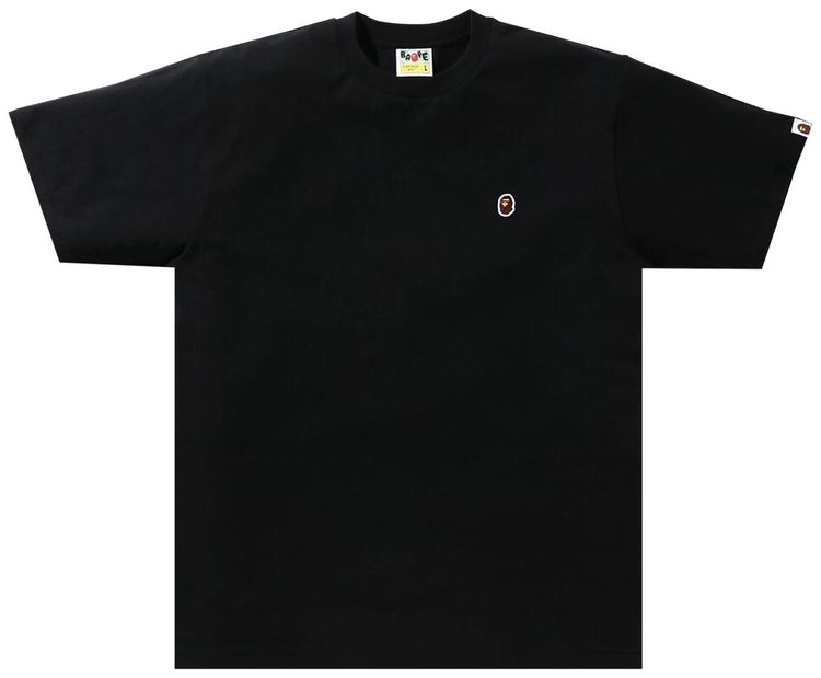 BAPE Ape Head One Point Tee Black