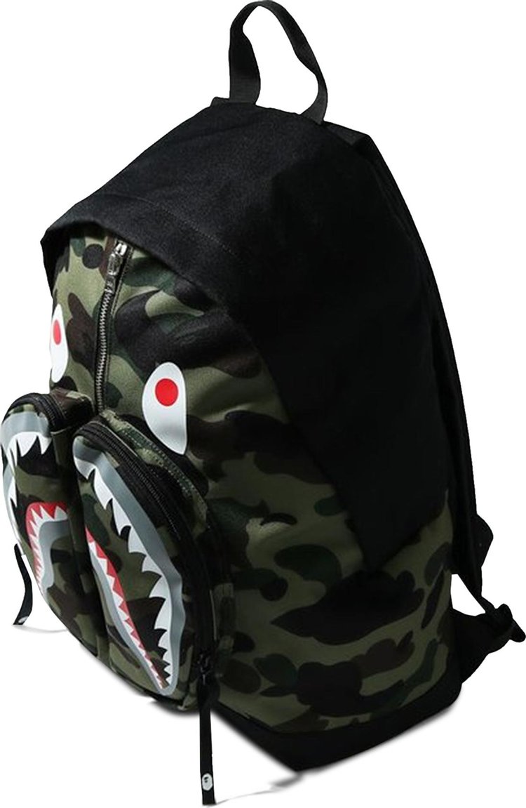 BAPE 1st Camo Shark Daypack Green