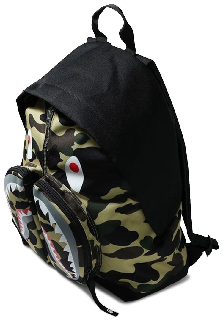 BAPE 1st Camo Shark Daypack Yellow