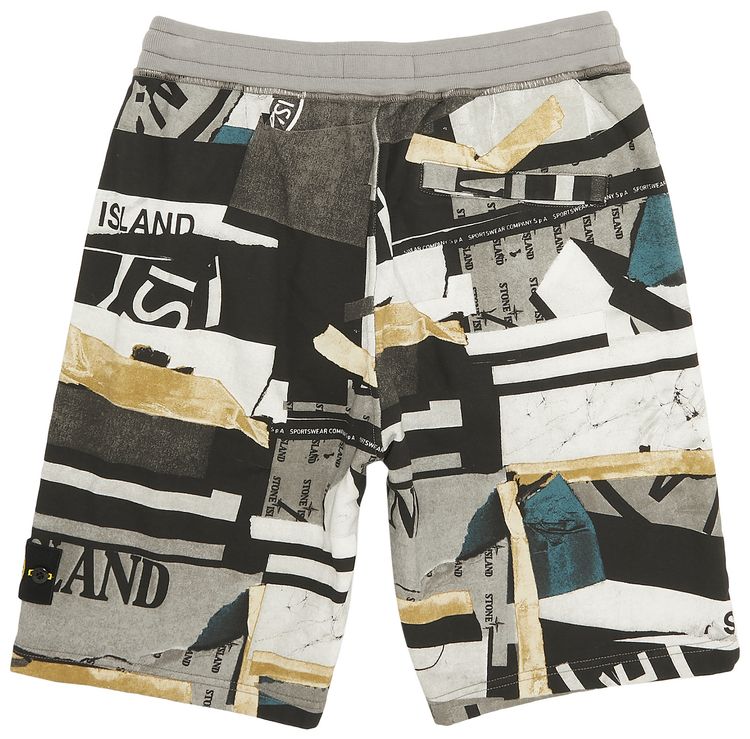 Stone Island Fleece Shorts Cobalt Blue