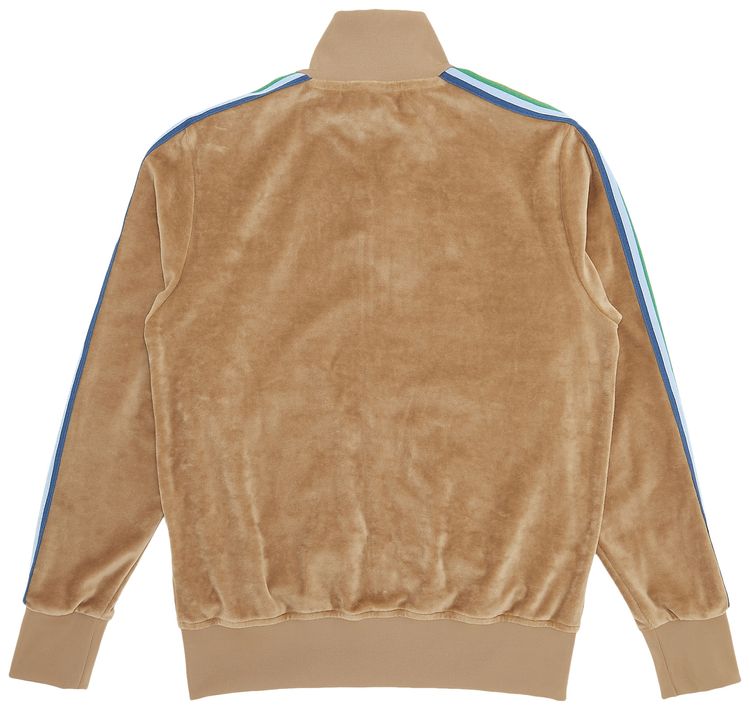 Palm Angels PA Rainbow Chenille Track Jacket Brown