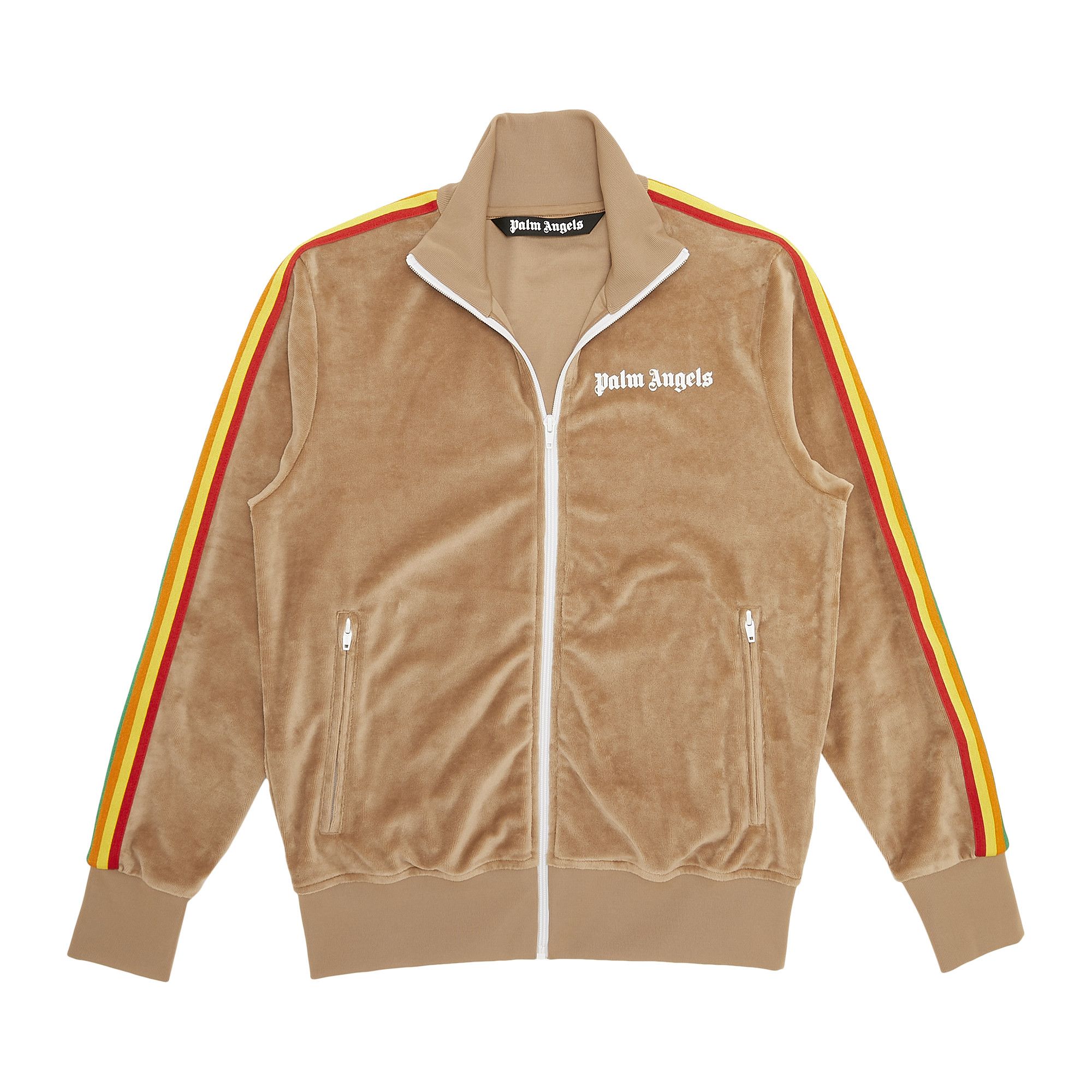 Buy Palm Angels PA Rainbow Chenille Track Jacket Brown PMBD001F21FAB0086001 GOAT UK