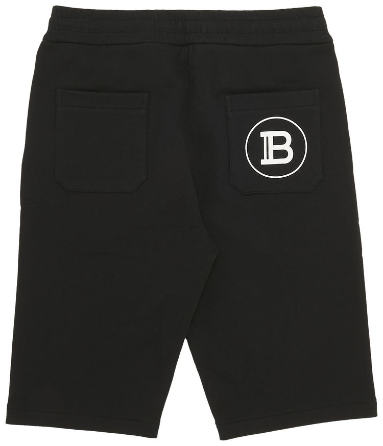 Balmain B Print Bermuda Short NoirBlanc