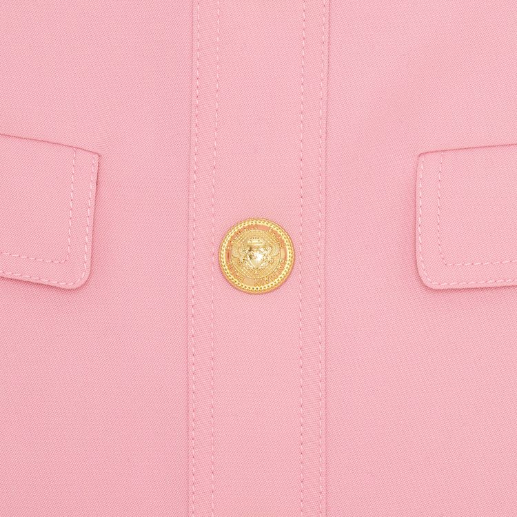 Balmain Short Low Rise GDP Skirt Rose