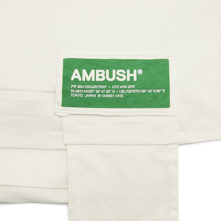 Ambush Waist Pocket T Shirt TofuFern Green