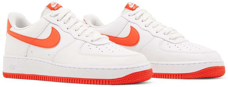 Nike Air Force 1 07 White Team Orange