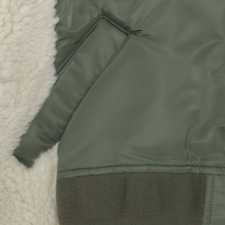 Sacai Nylon Twill Mix Blouson Khaki