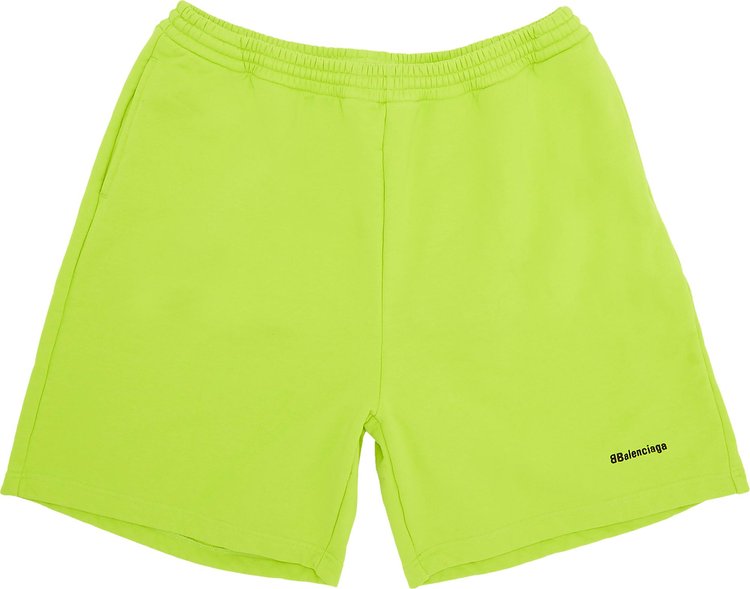 Buy Balenciaga Sweat Shorts 'Lime/Black' - 674591 TKVB5 7072 - Green | GOAT