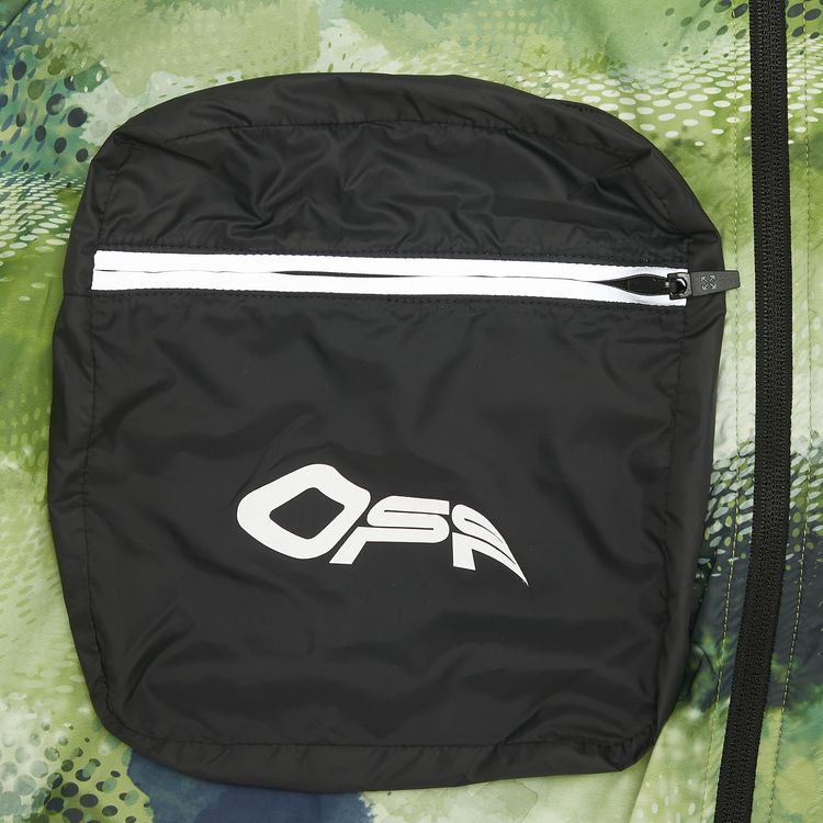 Off White Active Packable Jacket Aop Multicolor