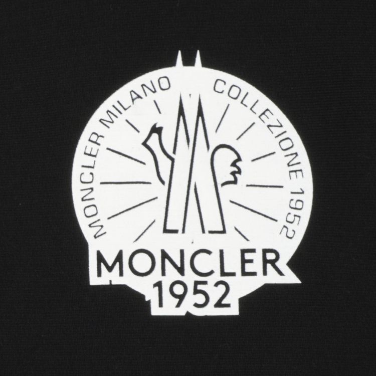 Moncler Genius Large Logo Hoodie Black