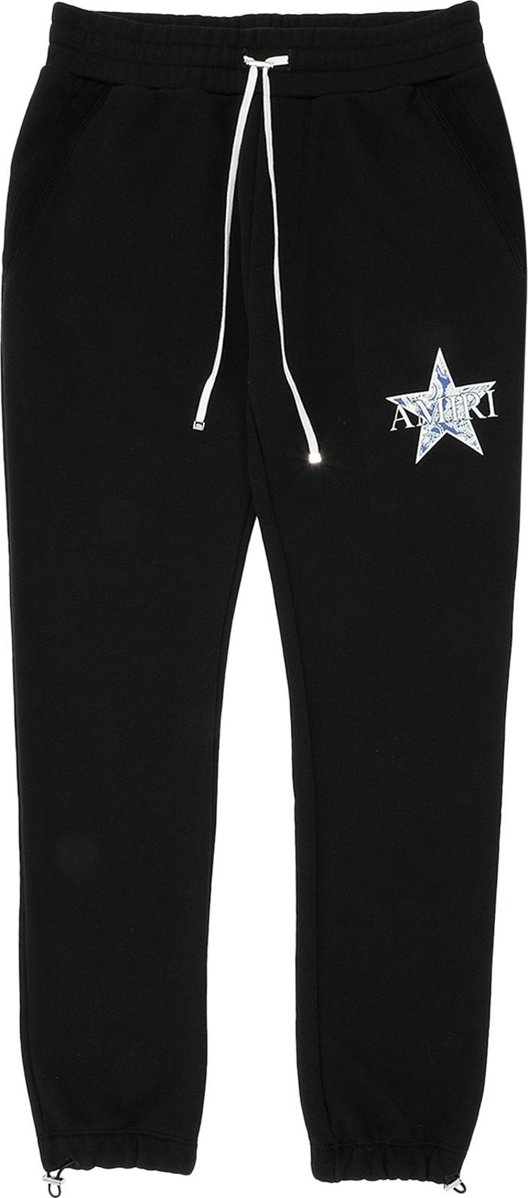 Black Sweatpants with paisley pattern Amiri - Bally Performance