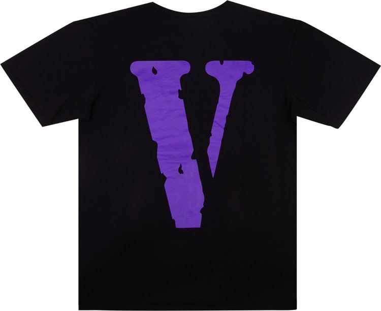 Vlone Staple T Shirt BlackPurple