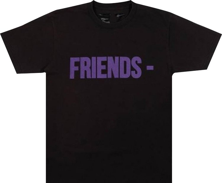 Vlone Friends T-Shirt 'Black/Purple'