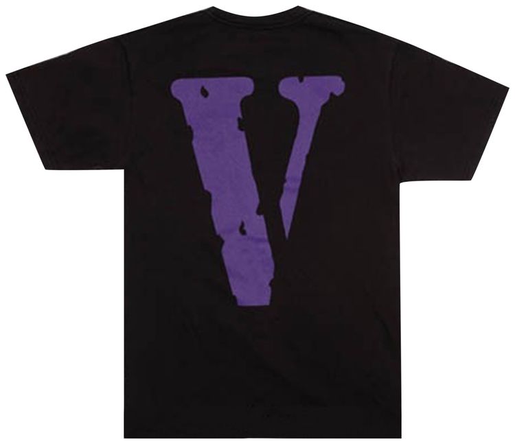 Vlone Friends T Shirt BlackPurple