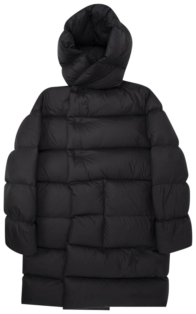 Rick Owens Liner Down Coat Black