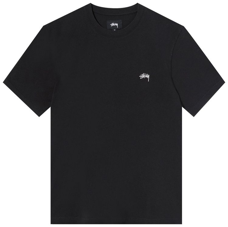 Stussy Stock Logo Tee Black