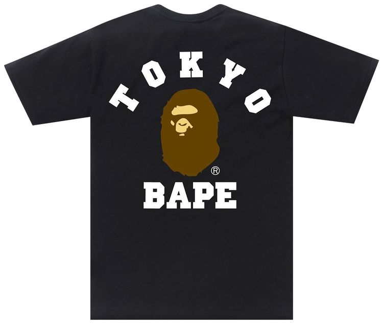 BAPE Tokyo College City Tee Black