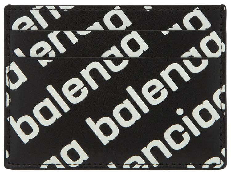 Balenciaga Cash Card Holder BlackFluo Green
