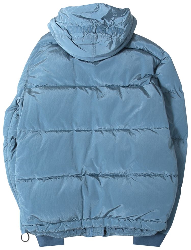 Stone Island Real Down Jacket Cobalt Blue